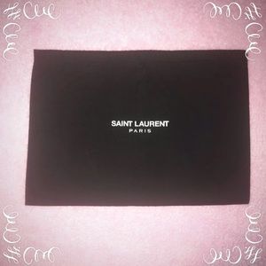 Yves Saint Laurent Paris Dust Bag, YSL, Drawstring